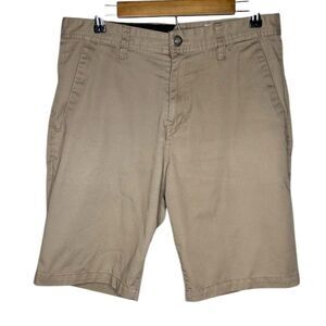 Volcom Vmonty Stretch Khaki Chino Shorts Men's Size 32